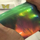 Illustration for article titled Color-Changing Rubber Sheets Show Areas of Extreme Stress When Stretched